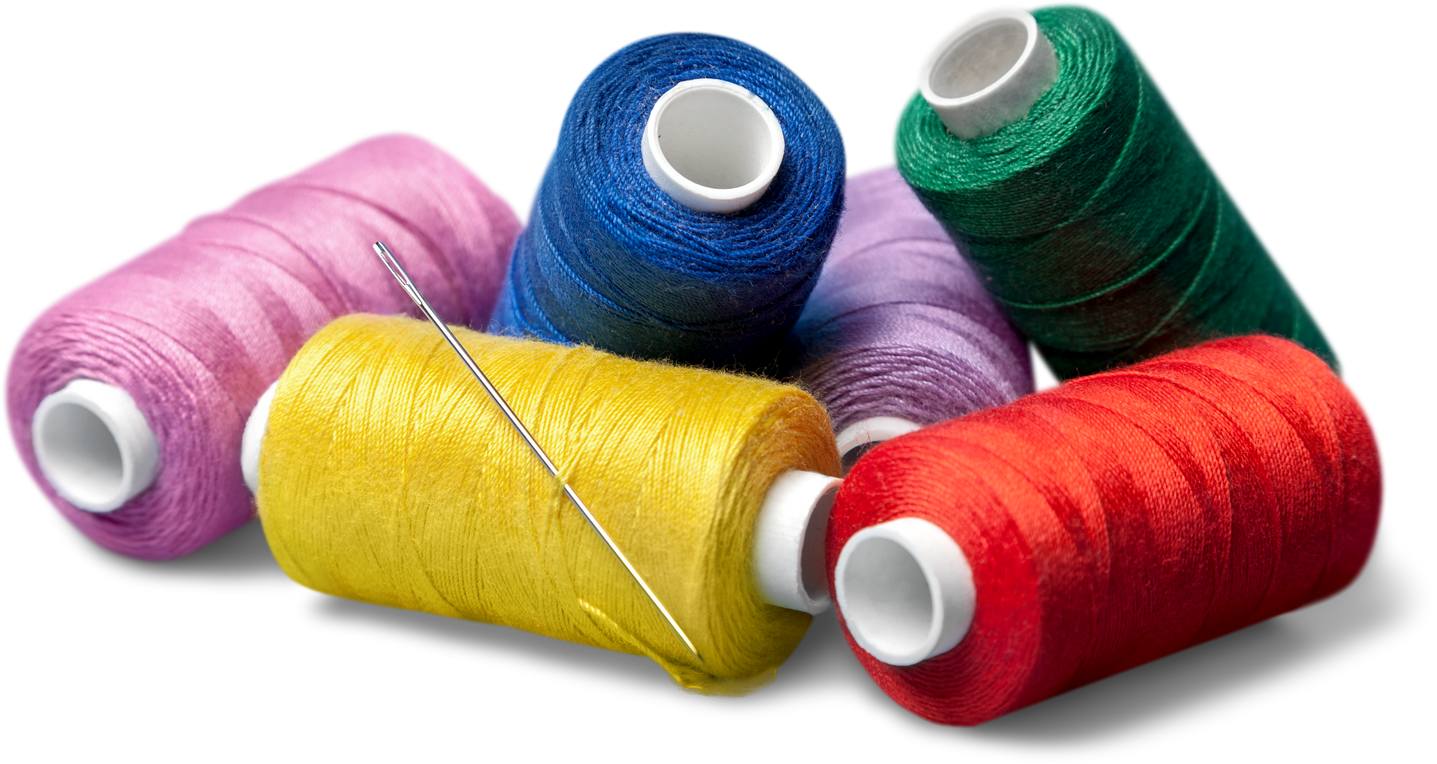 Spools of Thread and Needle